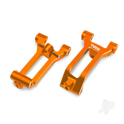 Caster blocks (c-hubs), 6061-T6 aluminium (orange-anodised), left & right, 3x8mm BCS (with threadlock) (6)