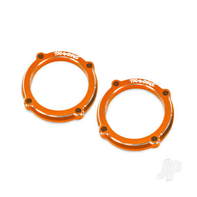 Retainer, LED light pod (orange-anodised 6061-T6 aluminium) (2)