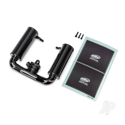 Engine intake, black/ 3x12mm CS (1)/ 2.5x12mm CS (2)