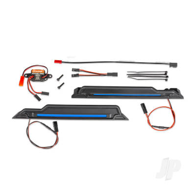 LED light kit, blue, complete (underbody) (includes 3-volt accessory power supply, power harnesses & mounting hardware)