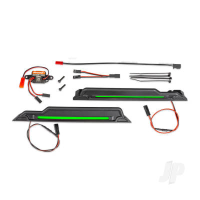 LED light kit, green, complete (underbody) (includes 3-volt accessory power supply, power harnesses & mounting hardware)