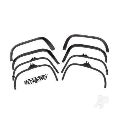 Replacement fender flares for the 11011-series TRX-4 Nissan Pathfinder body. Includes mounts and 2x8 mm screws (30)