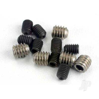 Set (grub) screws, 3x4mm (8 pcs) / 4x4mm (stainless) (4 pcs)