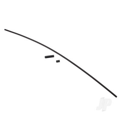 Antenna, tube, Black (1pc) / vinyl antenna cap (1pc) / wire retainer (1pc)