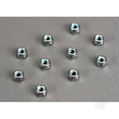 Nuts, 4mm nylon locking (10 pcs)