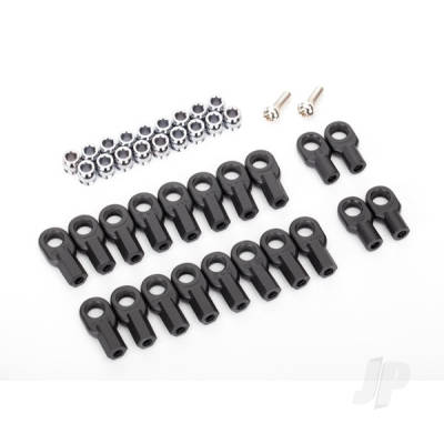 Rod ends (16 Long & 4 Short) / hollow ball connectors (18) / ball screws (2 pcs)