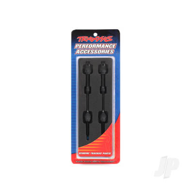 Driveshafts, Rear, Steel-spline constant-velocity (complete assembly) (2 pcs) (fits 2WD Rustler / Stampede)