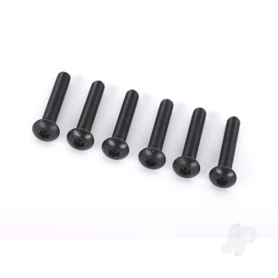 Screws, 4x24mm button-head machine (hex drive) (6)