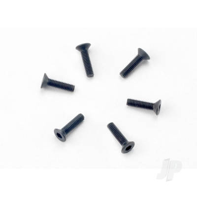 Screws, 2.5x10mm countersunk machine (hex drive) (6 pcs)