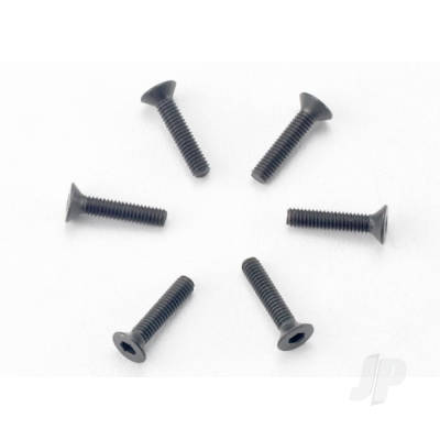 Screws, 2.5x12mm countersunk machine (hex drive) (6 pcs)