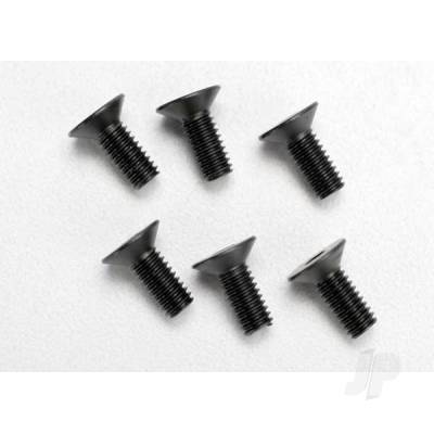 Screws, 4x10mm countersunk machine (hex drive) (6 pcs)