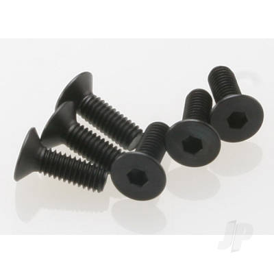 Screws, 4x12mm countersunk machine (hex drive) (6 pcs)