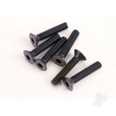 Screws, 3x15mm countersunk machine (6 pcs) (hex drive)