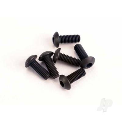 Screws, 3x8mm button-head machine (hex drive) (6 pcs)