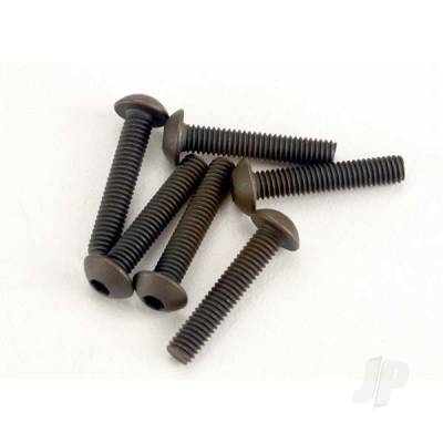 Screws, 3x15mm button-head machine (hex drive) (6 pcs)