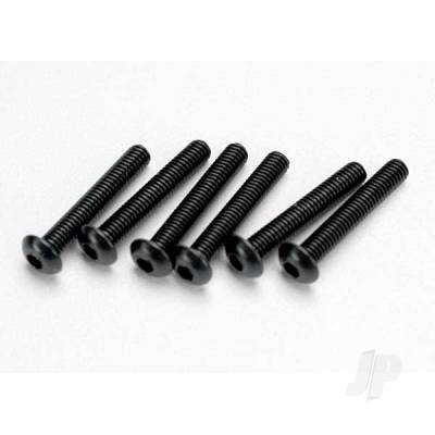 Screws, 3x18mm button-head machine (hex drive) (6 pcs)