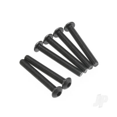 Screws, 3x23mm button-head machine (hex drive) (6 pcs)