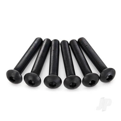 Screws, 4x22mm button-head machine (hex drive) (6 pcs)