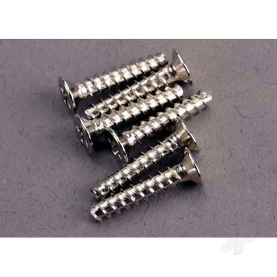 Screws, 3x15mm countersunk self-tapping (6 pcs)