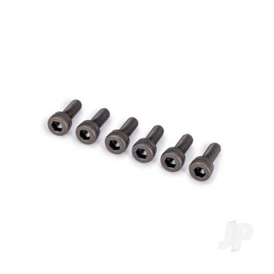 Screws, 3x8mm caphead machine (hex drive) (6)