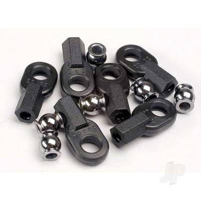 Rod ends, Long (6 pcs) / hollow ball connectors (6 pcs)