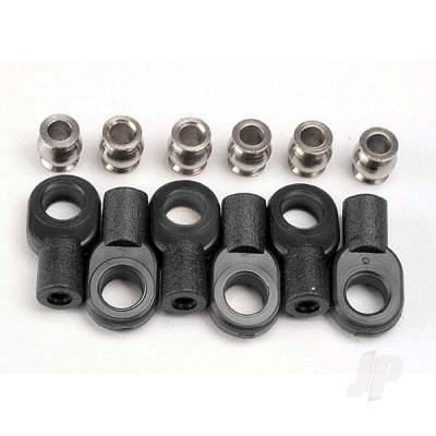 Rod ends, Short (6 pcs) / hollow balls (6 pcs)