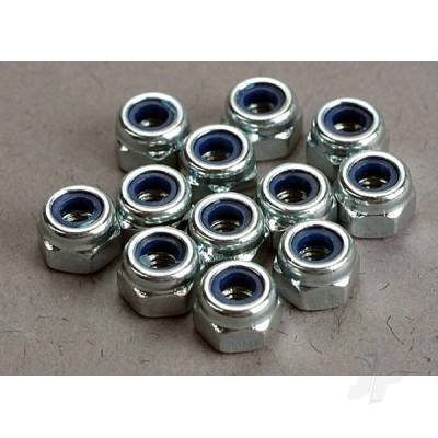 Nuts, 3mm nylon locking (12 pcs)