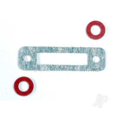 Exhaust header gasket (1pc) / gaskets, pressure fitting (2 pcs) (for side exhaust engines only)