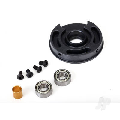 Rebuild kit, Velineon 3500 (includes plastic endbell, 5x11x4mm ball bearings (2 pcs), 2.5x5mm BCS (with threadlock) (4 pcs), Rear bushing)