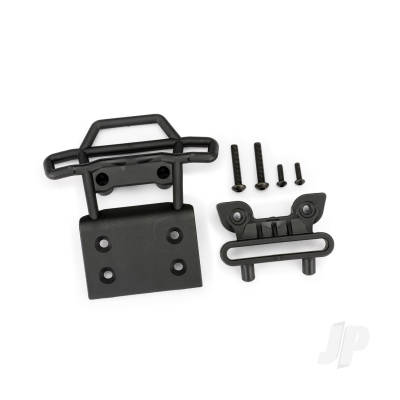 Bumper, Front / bumper mount, Front / 4x23mm BCS (2 pcs) / 3x10mm BCS (2 pcs) (Black)