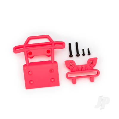 Bumper, Front / bumper mount, Front / 4x23mm BCS (2 pcs) / 3x10mm BCS (2 pcs) (Pink)