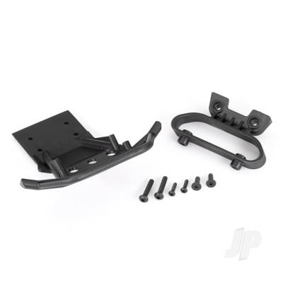 Bumper, Front / bumper mount / 4x12 CCS (2) / 4x22 BCS (2) / 3x12 BCS (2) (fits 2WD Stampede) (for LED light kit installation)