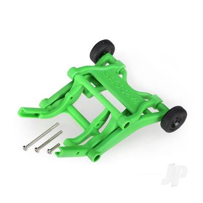 Wheelie bar, assembled (Green) (fits Slash, Bandit, Rustler, Stampede series)