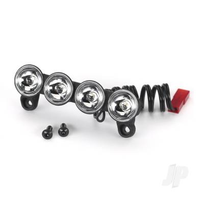 LED light bar, Front (assembled)/ 3x8 BCS (2)/ 2.5x8 BCS (2) (requires front bumper #5835X for 2WD Slash, #3635 for 2WD Stampede, #3630 for 2WD Bigfoot No. 1, #6835X for 4WD Slash, or #6777X for 4WD Stampede)