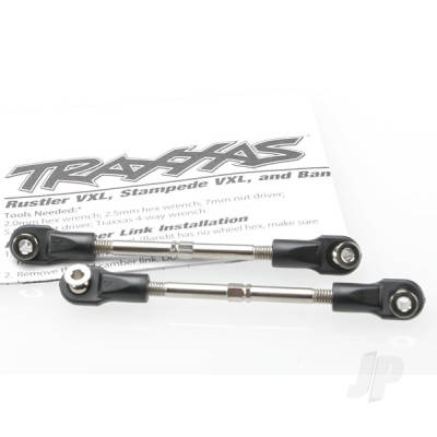 Turnbuckles, toe link, 59mm (78mm centre to Center) (2 pcs) (assembled with rod ends and hollow balls)