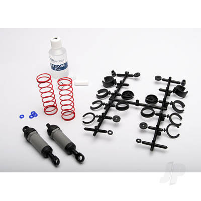 Ultra shocks (Grey) (Long) (complete with spring pre-load spacers & springs) (2 pcs)
