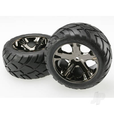 All-Star Black-Chrome Wheels (Pair)