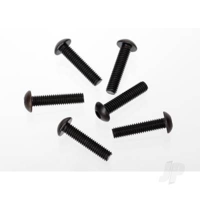 Screws, 4x18mm button-head machine (hex drive) (6 pcs)