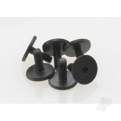 Screws, 3x8mm flat-head machine (hex drive) (6 pcs)