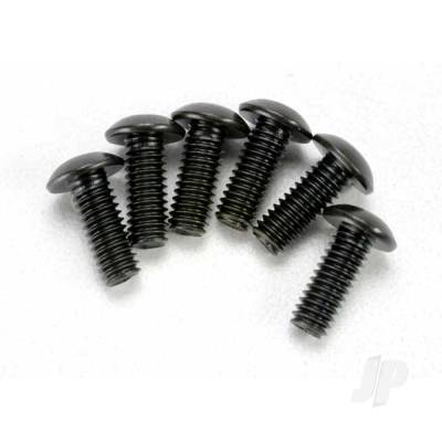 Screws, 4x12mm button-head machine (hex drive) (6 pcs)