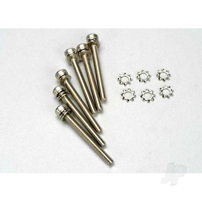 Screws, 3x28mm cap-head machine (hex drive) (6 pcs) / 3x6mm ELW (6 pcs)