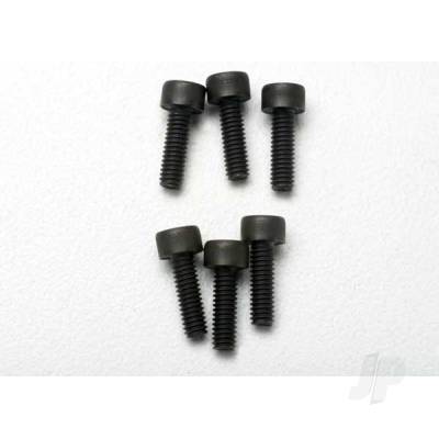 Screws, 2.5x8mm cap-head machine (6 pcs)