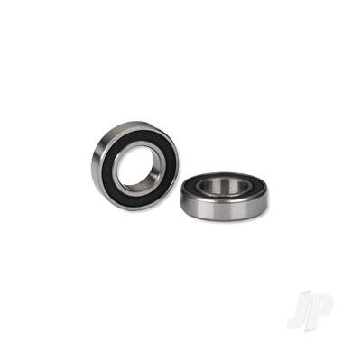 Ball bearings, Black rubber sealed (10x19x5mm) (2 pcs)