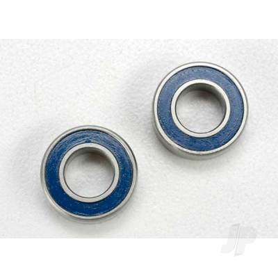 Ball bearings, Blue rubber sealed (6x12x4mm) (2 pcs)
