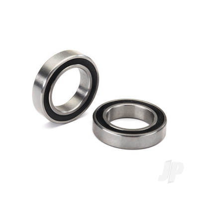 Ball bearing, Black rubber sealed (20x32x7mm) (2 pcs)