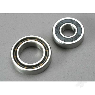 Ball bearings, 7x17x5mm (1pc) / 12x21x5mm (1pc) (TRX 3.3, 2.5R, 2.5 engine bearings)