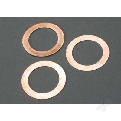 Gaskets, cooling head: 0.15, 0.25, 0.35mm (1 each) (TRX 2.5, 2.5R)