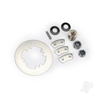 Rebuild kit (heavy duty), slipper clutch (steel disc / aluminium friction pads (3 pcs) / spring (1pc) / 2x9.8mm pin / 5x8mm MW / 5.0mm NL (1pc) / 4.0mm NL (1pc))