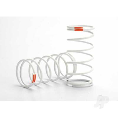 Spring, shock (White) (GTR) (Front) (0.9 rate Orange) (1 pair)