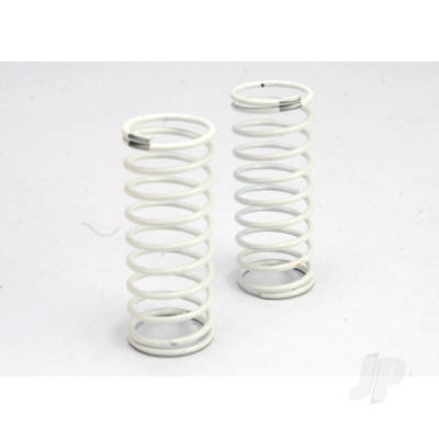 Spring, shock (White) (GTR) (Rear) (1.2 rate Silver) (1 pair)